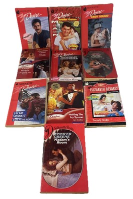 10 X Mills & Boon Silhouette Desire Paperback Novels Love Sexy Spicy Lust
