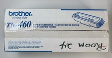 Brother TN460 TN-460 Black Toner Cartridge Genuine OEM - New Open Box