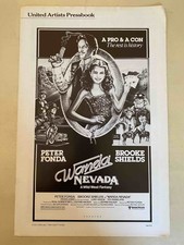 Wanda Nevada Pressbook 1979 Peter Fonda, Brooke Shields, Henry Fonda!