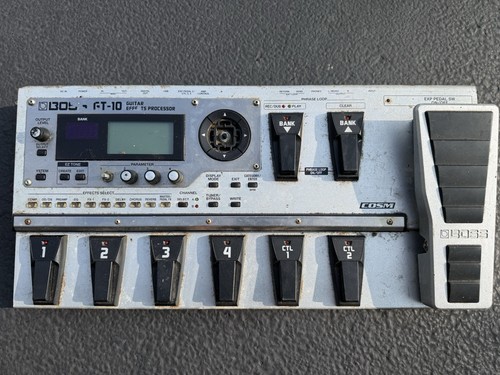 BOSS GT-10 Guitar Effects Processor NO Power Supply Multi Effect Pedal UNTESTED