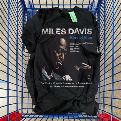 Miles Davis Kind Of 'Blue' Classic T-Shirt Black L | eBay
