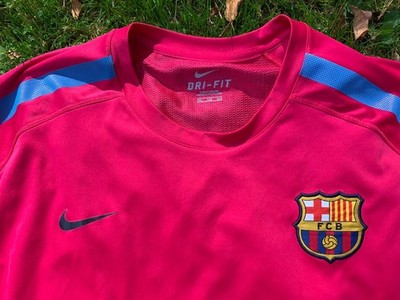 MEN S FC BARCELONA SPAIN 2010/2011 TRAINING FOOTBALL SHIRT JERSEY NIKE XXL