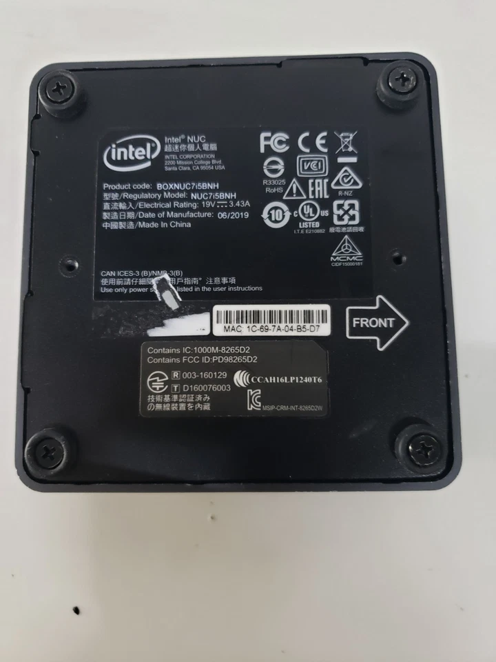 Intel NUC i7 Intel Core i7-5557U 3.10GHz 16GB RAM 256GB SSD Win11 Pro - Image 4 of 4