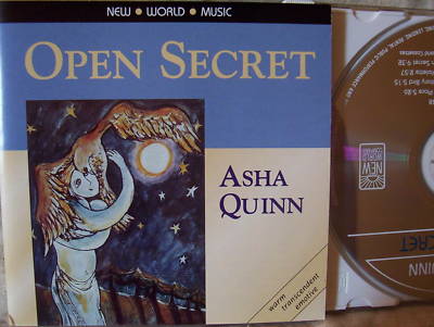 Asha/Denis Quinn-Open Secret-New World Music 87 WIE NEU