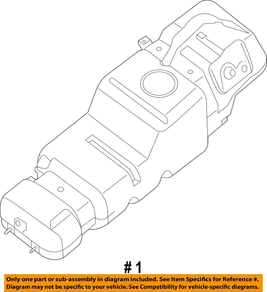 二手油箱适合:2014 年日产 Nv 2500 28 加仑 A 级 — 第 4/4 张图片