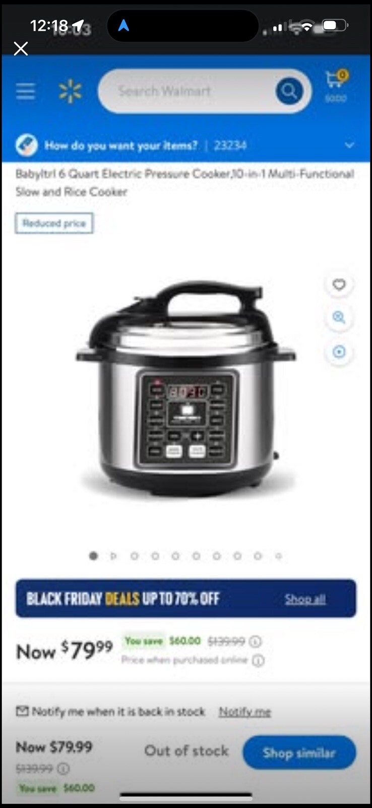 Instant Pot IP-DUO Plus60 9-in-1 Electric Pressure Cooker - Stainless...-image