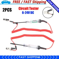 2 PCS Car Digital Electric Voltage Circuit Tester Automotive Light Test 6 ~ 24V