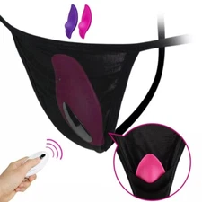Wearable Panties Vibrator Massager G-spot Dildo Clit Sex Toys For Women Remote
