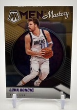 2020-21 Panini Mosaic #18 Luka Doncic Men Of Mastery Prizm Insert Mavericks