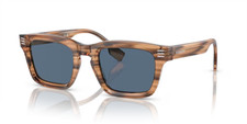 Burberry Womens Sunglasses BE4403 409680 Brown Frame W/ Blue lens 51MM