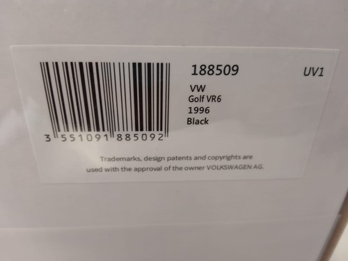 Norev Volkswagen Golf VR6 black 1996 1/18 188509 - Foto 5 di 5