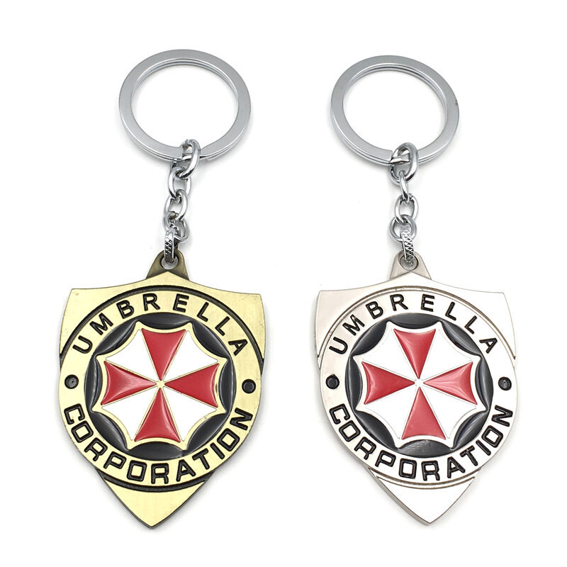 Resident Evil Umbrella Corporation Logo Alloy Key Chains Keychain Keyfob Keyring eBay
