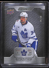 2023-24 Upper Deck Engrained Ebony Base #62 Auston Matthews /49