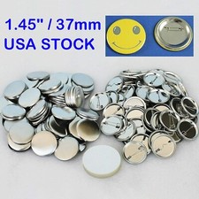 100Pcs Metal Blank Badge Parts Supplies Pin Materials for Button Maker Machine