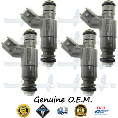 REMAN IN USA GENUINE ORIGINAL Ford Focus 01-04 4x Fuel Injectors 1S4E-A5A VIN P 