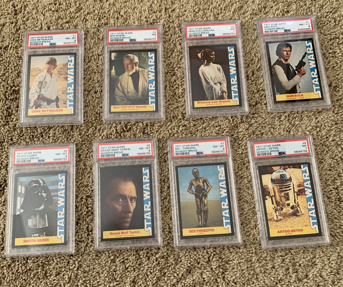 1977 Star Wars Wonder Bread Complete Set PSA Graded | eBay