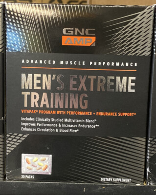 GNC AMP Men's Extreme Training Vitapak 