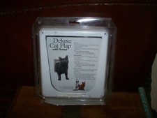 PetSafe Plastic Pet Door Small 1-12lbs Cat xSM Dog Flap 5 1/4" - 4 Settings NEW