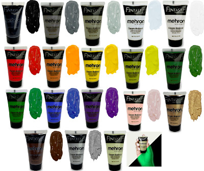 Mehron Makeup Fantasy F-X Face Paint Color Cream Face Body Paint 1.oz Halloween.