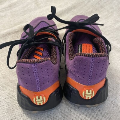 Adidas Harden Vol. 4 McDonalds Purple Orange Sneakers Mens Sz US 9