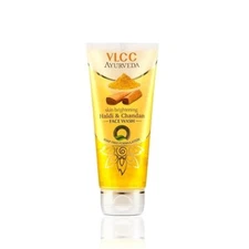 VLCC Ayurveda Skin Brightening Haldi & Chandan Face Wash -100ml Free Shipping