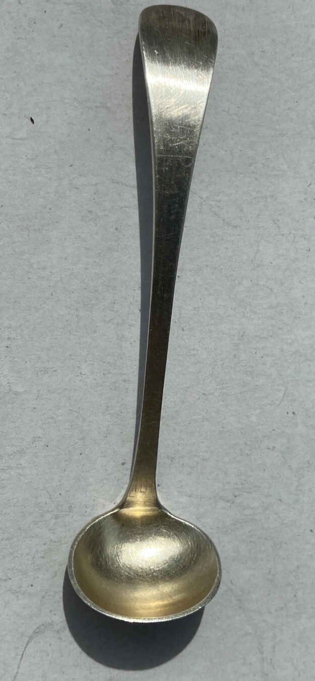 Vintage Joseph Seymour ? sterling silver condiment ladle mustard