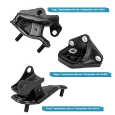 3Pcs Engine Motor & Transmission Mount for Honda Accord 2.4L 2003-07 Auto Trans