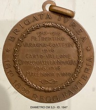 REGIO ESERCITO BRIGATA IVREA 161°-162° REGG. FANTERIA 1915-1918 MED. MACEDONIA 