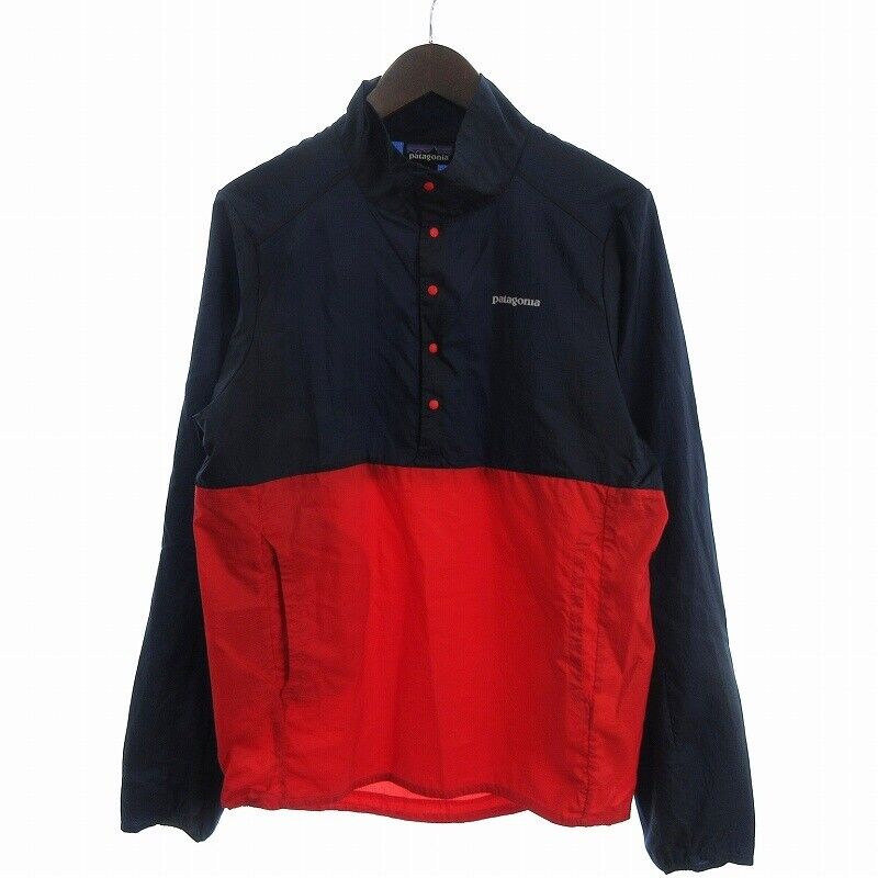 Patagonia Nylon Jacket Half Button Logo Print STY24156SP16 Patagonia Nylon Jacket Half Button Logo Print STY24156SP16
