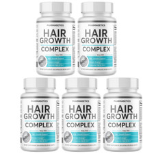 Hair Growth Complex Hair Growth and Skin Health Support Supplement -5 Bottles