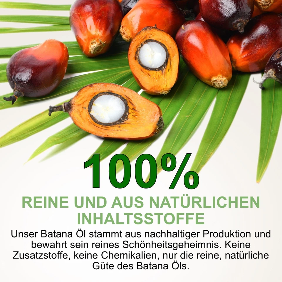 Batana Öl für Haare Haarwachstum Haarpflege Gesicht Haut Nägel Vegan 120g - Bild 2 von 4