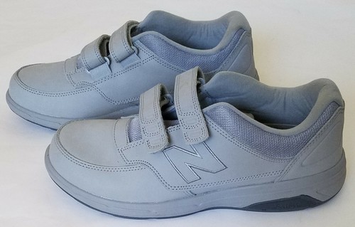 Loop 813 Gray Leather Walking Shoes 