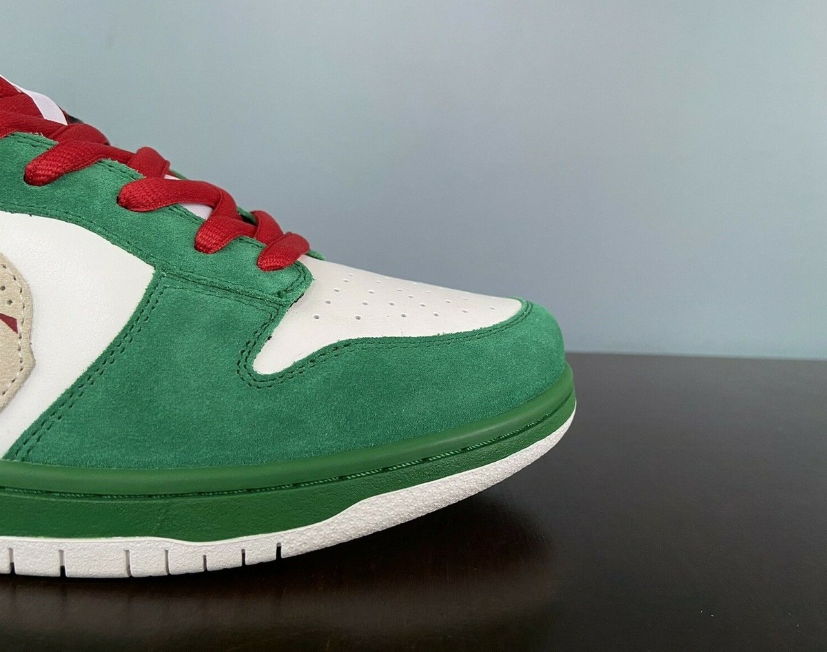 Warren Lotas Jason Toxic Green Dunk Low Sneakers Men