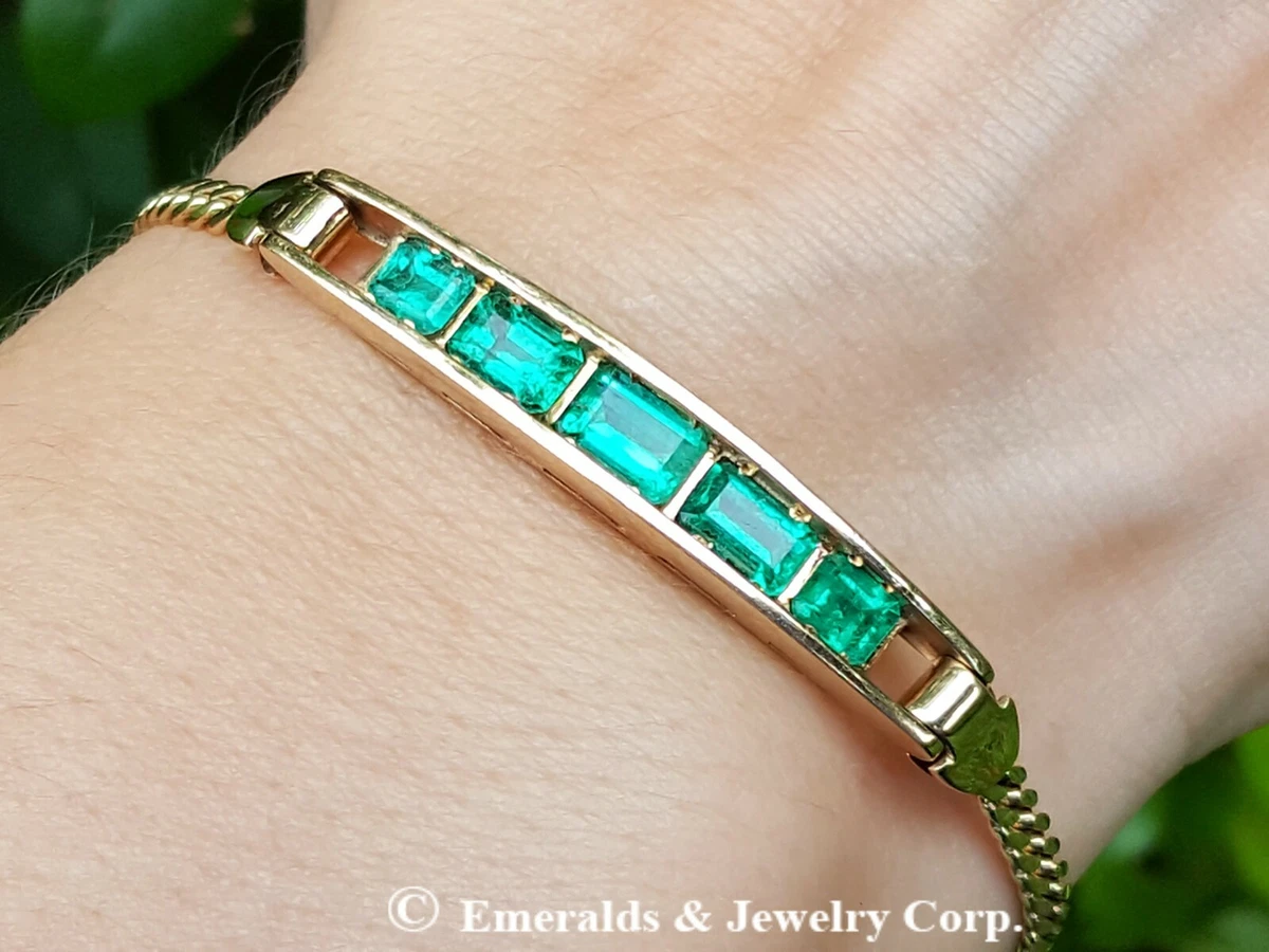 Colombian emeralds best sale bracelets