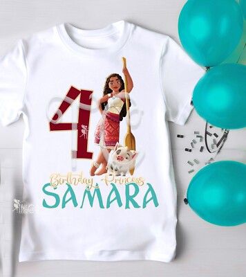 Moana Birthday Shirt, Moana Family Birthday Shirts, Moana Outfit
