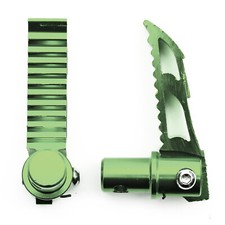 Poggiapiedi Per Mini Moto 47cc-50cc - Coppia In Lega E Gomma, Nero - Foto 6