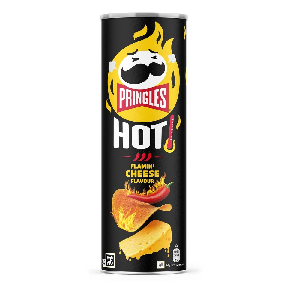 Pringles HOT Flamin' Cheese Flavour Tubo da 160 grammi