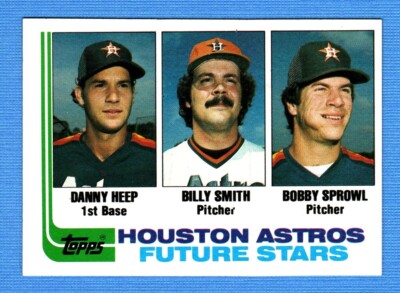 1982 Topps #441 Danny Heep/Billy Smith/Bobby Sprowl Astros Future Stars