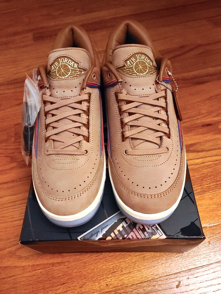 Nike Air Jordan 2 Retro Low SP TWO 18 DETROIT Size 11 DV7129-222 Tan Brown