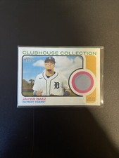 2022 Topps Heritage Baseball Clubhouse Collection Relic # CC-JBZ Javier Baez 