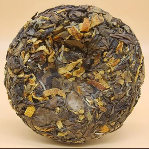 200g Tangerine Peel White Tea Cake Authentic Shoumei Dried Tangerine White Tea - Picture 3 of 6