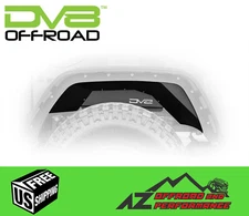 DV8 Offroad Rear Inner Fenders - Black for '20+ Jeep Gladiator JT Truck