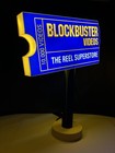 Insegna luminosa Blockbuster 3d video Block Buster Vintage Film Lighted  Logo