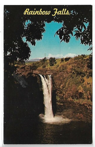 VTG Postcard - Rainbow Falls - Hilo, Hawaii - 第 1/2 張圖片