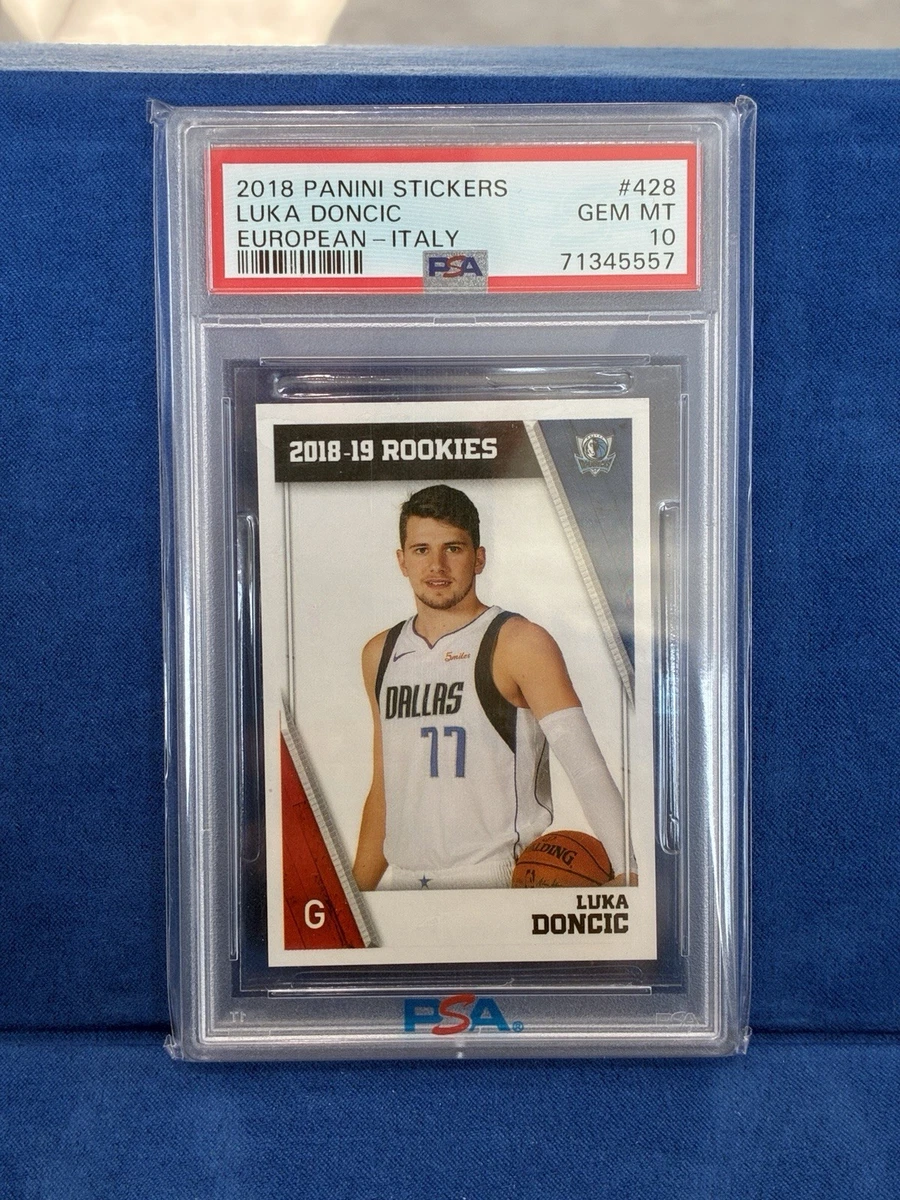Luka Dončić 10 Graded Basketball Rookie Sports Trading Cards