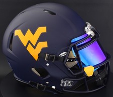 WEST VIRGINIA MOUNTAINEERS WVU Riddell Speed Full Size AUTHENTIC Football Helmet