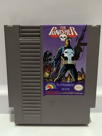 The Punisher Nintendo NES Box And Cartridge Only Authentic Tested & Working 1990