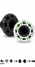 KICKER 48KMXL654 300W 2 x 6.5'' RGB-LED KMXL Horn-Loaded Marine Coaxial Speakers