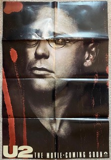 U2 RATTLE & HUM1988 image of Adam Clayton rock 'n' roll org movie poster 3761