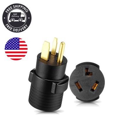 Compact 30Amp NEMA Dryer Adapter 6-50P to 10-30R for Easy Appliance Connectivity